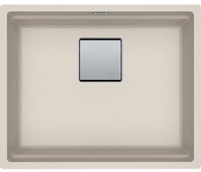 Franke Peak Series PKG11020CHA - 22 Inch Undermount Single Bowl Granite Kitchen Sink with 7 7/8 Inch Bowl Depth