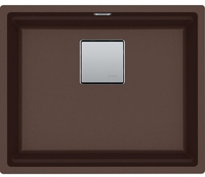 Franke Peak Series PKG11020MOC - 22 Inch Undermount Single Bowl Granite Kitchen Sink with 7 7/8 Inch Bowl Depth