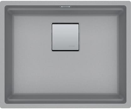 Franke Peak Series PKG11020SHG - 22 Inch Undermount Single Bowl Granite Kitchen Sink with 7 7/8 Inch Bowl Depth
