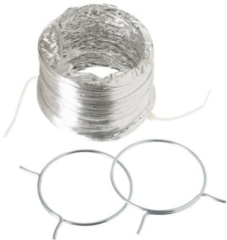 GE Parts PM8X73 - 8 Ft. Flexible Dryer Duct with 2 Clamps