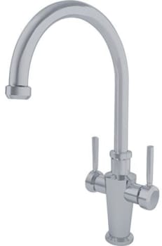 Franke Absinthe Series FFT5280 - Double Handle Deck Mounted 3-in-1 Filtered Kitchen Faucet with 1.75 GPM Flow Rate