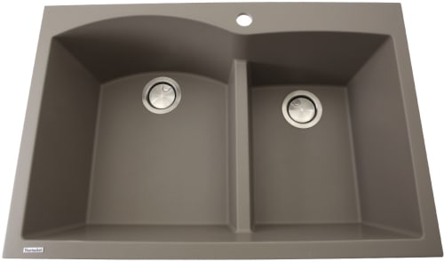 Nantucket Sinks Plymouth Collection PR6040TR - 33 Inch Dualmount Double Bowl Kitchen Sink with 9 1/4 Inch Bowl Depth