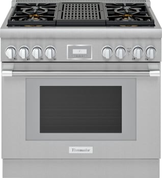 Thermador Pro Harmony Professional Series PRD364WLHU - 36-Inch Pro Harmony® Standard Depth Dual Fuel Range