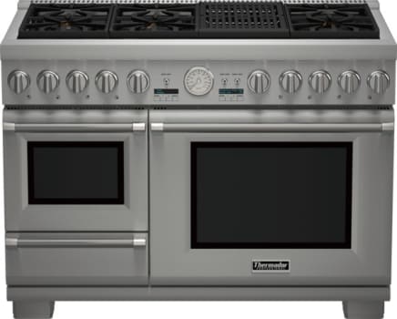 Thermador Prd48nlsgu 48 Inch Pro Style Dual Fuel Range With 6 Sealed Thermador Pro Grand Steam Professional Series Prd48nlsgu 48 Commercial Depth