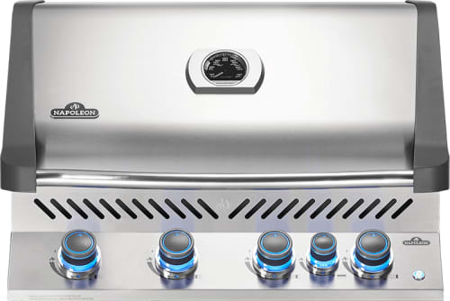 Napoleon Prestige 500 Series BIP500RBNSS3 - 32 Inch Built-In Gas Grill with 5 Burners in Front View