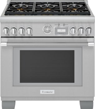 Thermador Pro Grand Professional Series PRG366WG - Thermador Pro Grand PRG366WG 36-Inch Commercial Depth Gas Range