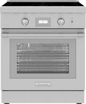 Thermador Pro Harmony Professional Series PRI30LBHU - 30 Inch Freestanding Professional Induction Smart Range with 4 Elements in Front View