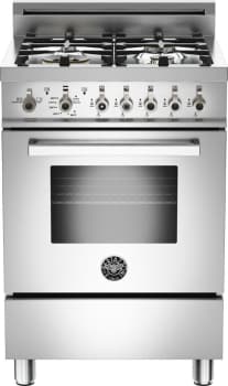 Bertazzoni Professional Series PRO244GASX - 24" 4-Burner, Gas Oven