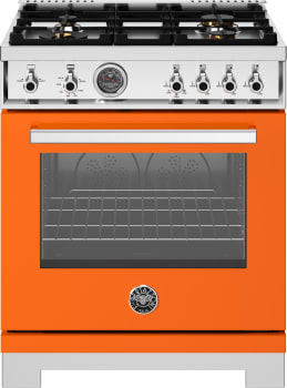 Bertazzoni Professional Series PRO304BFGMARTLP - 30 Inch Freestanding Counter Depth Gas Range
