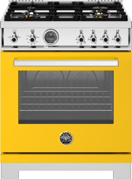 Bertazzoni Professional Series PRO304BFGMGITLP - 30 Inch Freestanding Counter Depth Gas Range