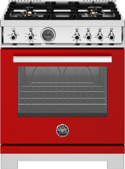 Bertazzoni Professional Series PRO304BFGMROTLP - 30 Inch Freestanding Counter Depth Gas Range