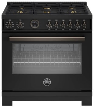 Bertazzoni Professional Series PRO366BCFEPCAT - 36 Inch Freestanding Dual Fuel Range