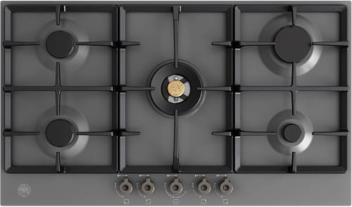 Bertazzoni Professional Series PRO36CT5ACV - 36 Inch Built-In Gas Cooktop with 5 Sealed Burners