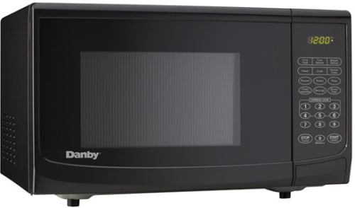 Danby Dmw111kbldb 1 1 Cu Ft Countertop Microwave Oven With 1 000 Watts Cooking Power 10 Power Levels Simple One Touch Cooking And Led Timer Clock Black