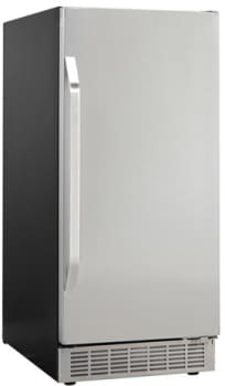 Danby Dim3225blsst 15 Inch Undercounter Ice Maker With 32 Lbs Daily Production 25 Lbs Storage Capacity Built In Drain Pump 3 Ice Cube Sizes And Stainless Steel Ice Scoop