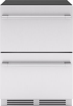 Zephyr PRRD24C2AS 24 Inch Dual Zone Refrigerator Drawers with 5.1 