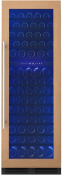 Zephyr PRESRV PRW24F02CPG - 24 Inch Freestanding/Built-In Panel Ready Dual Zone Wine Cooler with 132 Bottles (750 ml) Capacity in Front View