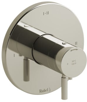 Rohl RIU™ TRUTM23PN - Riu™ Single Lever Handle Thermostatic & Pressure Balance Trim with 3 Functions (Shared) in Polished Nickel