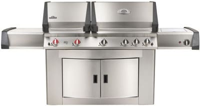 Napoleon PT750RSBIPSS 86 Inch Freestanding Gas with 1156 sq. in. Cooking Surface, 107000 Total BTU, 3 Bottom 2 Infrared Burner, Infrared Rear Rotisserie Burner, Side Burner and WAVE Cooking