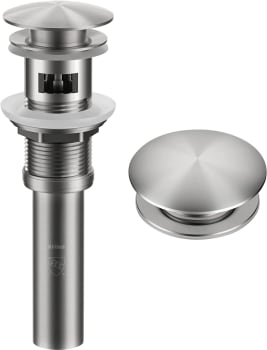 Kraus PU11SFS - Pop-Up Drain for Bathroom Sink with Overflow in Spot-Free Stainless Steel