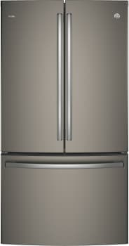 GE Profile PWE23KMKES - GE Profile Series ENERGY STAR 23.1 cu. ft. Counter-Depth French-Door Refrigerator in Slate