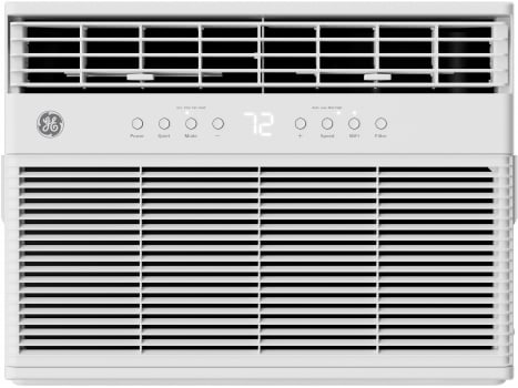 GE AWGP12WWF 12,000 BTU Smart Heat/Cool Window Air Conditioner with ...