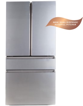 Cafe CJE23DM5WS5 - 23.2 Cu. Ft. Smart Counter-Depth 4-Door French-Door Refrigerator