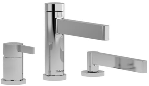 Rohl Paradox™ TPX16C - Paradox™ 3-Hole Pressure Balance Deck Mount Tub Filler Trim with Hand Shower in Chrome