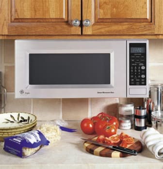 Ge Jem31sf 1 0 Cu Ft Over The Countertop Microwave Oven With 800