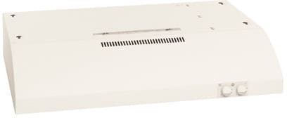 Ge Jv347hcc 30 Inch Under Cabinet Range Hood With Up To 200 Cfm Internal Blower Vertical Or Rear Exhaust Three Speed Fan Control And Cooktop Light Bisque