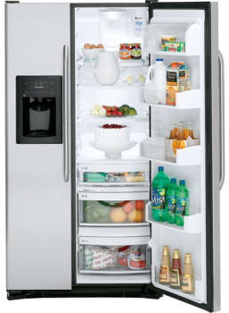 GE GSC23KSTSS 22.7 Cu. Ft. Side by Side Refrigerator with