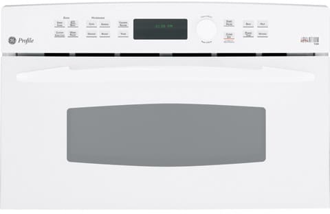Ge Scb1000mww 27 Inch Single Electric Advantium Wall Oven With 1 7 Cu Ft Manual Clean Speedcook Convection Oven Microwave Oven Cooking Mode Glass Touch Controls And Stainless Steel Interior White