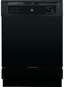 GE Front Control Dishwasher in White, 64 dBA