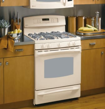 GE PGB916DEMCC 30 Inch Gas Range with 5 Sealed Burners PowerBoil