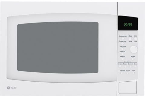 Ge Peb1590dmww 1 5 Cu Ft Countertop Microwave Oven With 1000 Ge Profile Peb1590dmww 1 5 Cu Ft Countertop Microwave Oven