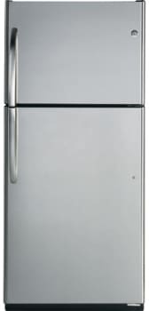 GE GTH18ISXSS 18.0 cu. ft. Top-Freezer Refrigerator with 3 Glass