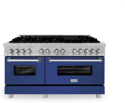 ZLINE RASBM60 - 60 Inch Pro-Style Double Oven Dual Fuel Range