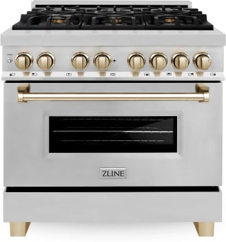 ZLINE Autograph Edition RAZ36G - 36 Inch Freestanding Dual Fuel Range