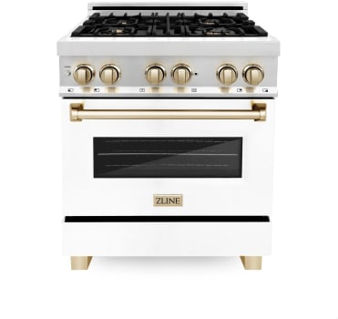 ZLINE Autograph Edition RAZWM30G - 30 Inch Pro-Style Dual Fuel Range