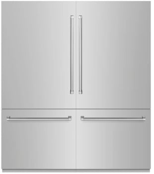 rion ZLINE RBIT30472 72 Inch Built-In 4-Door French Door Refrigerator