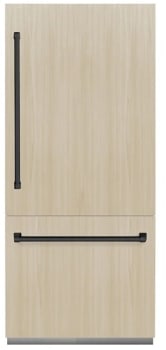 ZLINE Autograph Edition RBITZ36MB - 36 Inch Built-In Bottom-Freezer Refrigerator