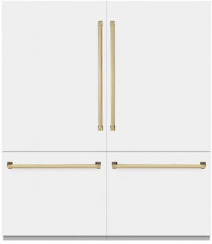 ZLINE Autograph Edition RBITZWM72G - 72 Inch Built-In 4-Door French Door Refrigerator