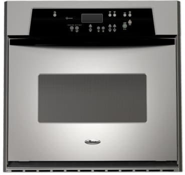 Whirlpool Rbs275prs 27 Inch Single Electric Wall Oven With Large Oven Window Accubake System Stainless Steel