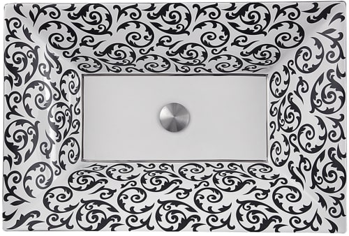 Nantucket Sinks Regatta Collection RC73040PD - La Maddalena Italian Fireclay Vanity Sink with 5 1/4 Inch Bowl Depth