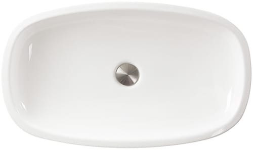 Nantucket Sinks Regatta Collection RC79041W - Portofino Italian Fireclay Vanity Sink with 3 Inch Bowl Depth