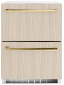 ZLINE Autograph Edition RDSPOZ24G - Touchstone 24 Inch Built-In Undercounter Double Drawer Refrigerator (Panels Not Included)
