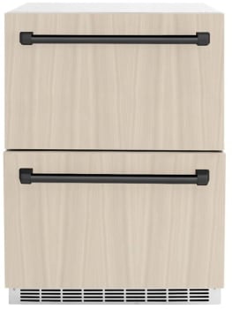ZLINE Autograph Edition RDSPOZ24MB - Touchstone 24 Inch Built-In Undercounter Double Drawer Refrigerator (Panels Not Included)