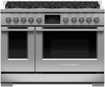 Fisher & Paykel Series 9 RDV3488L - Dual Fuel Range, 48", 8 Burners, Self-cleaning