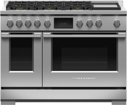 Fisher & Paykel Series 9 RDV3486GDL - Dual Fuel Range, 48-inch, 6 Burners with Griddle