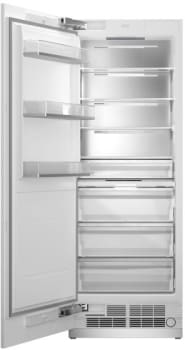 Bertazzoni Professional Series REF30RCBPNVL - 30 Inch Panel Ready Refrigerator Column in Opened View